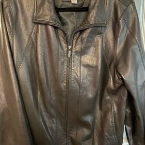 Lamb skin leather jacket